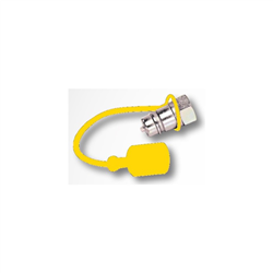 Zaślepka do szybkozłączek typu męskiego 1/2" ŻÓŁTA-347617947