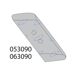 Kverneland, dłuto prawe wymienne, 053090-347610596