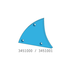 Lemken, pierś odkładnicy lewa, 3451001-347610773