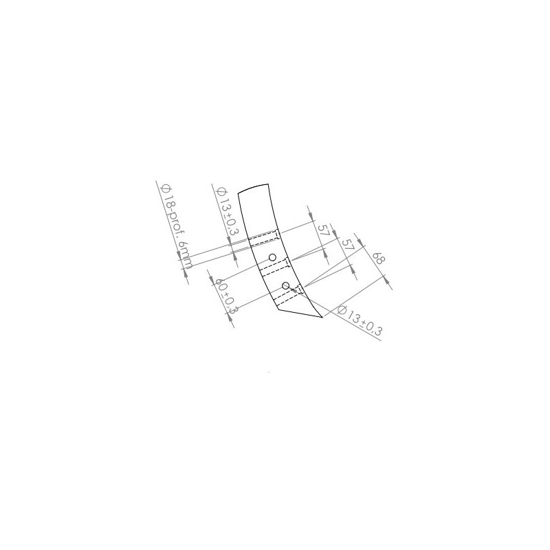 Horsch, grządziel 60x25 niska, 34060835-347610852