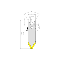 Dłuto grządzieli Kongskilde Delta Flex 80x12 - NOWY TYP SZPICA-347617589