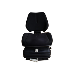 Fotel z amortyzacją mechaniczną,  z materiałową tapicerką  AMA SEAT-347617438