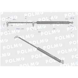 Siłownik drzwi L max. 600mm 04373763P DEUTZ POLMO-347450113