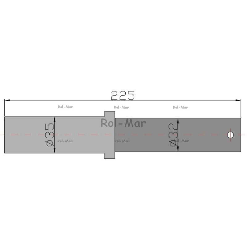 Czop koła 3 skibowy Pług-347439311