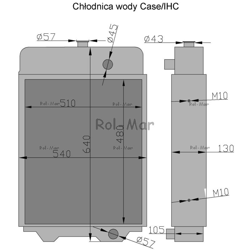 Chłodnica wody Case/IHC-347442544