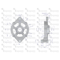 Pokrywa przednia alternatora 0120484017EX Nowy Typ EXPOM KWIDZYN eu-347890614