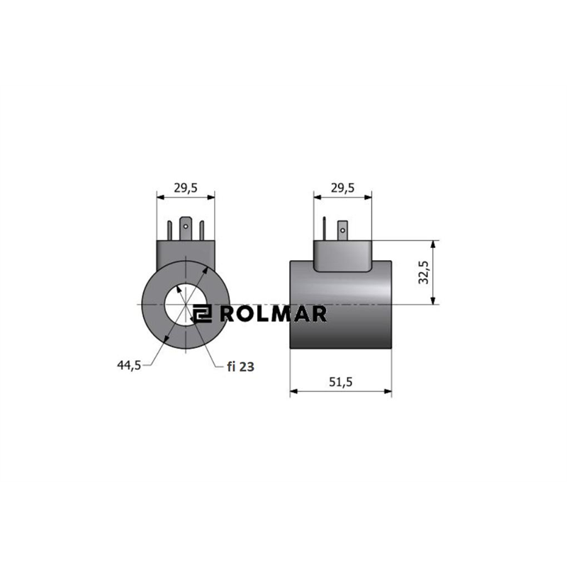 Cewka dzielnika elektrozaworu DVS6/50L, DVS6/50 L/MIN 12V-347446180