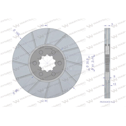 Tarcza hamulcowa 131788A1 CASE. Waryński-347471902