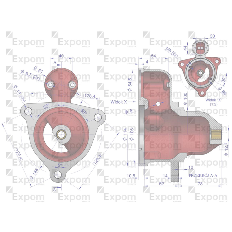 Głowica rozrusznika R11L T25 EXPOM KWIDZYN eu-347473667