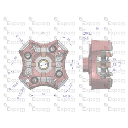 Szczotkotrzymacz kompletny z szczotkami R-10 851400 EXPOM KWIDZYN eu-347892114