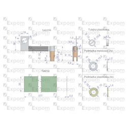 Łącznik cewek z podkładkami komplet R-10 R-11 EXPOM KWIDZYN eu-347892116