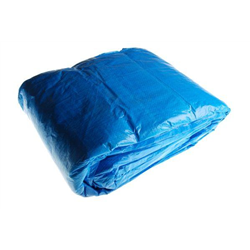 Plandeka LEKKA 10x15m (niebieska) gramatura 55g/m2-347866449