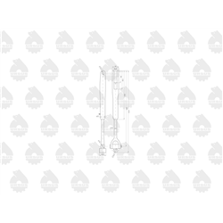 Wieszak lewy MF3 3512 MF255 ORYGINAŁ URSUS-347873926