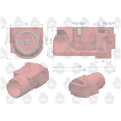 Cylinder podnośnika MF-4 ORYGINAŁ URSUS-347877321