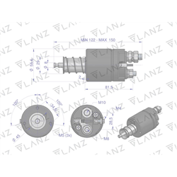 Wyłącznik rozrusznika z reduktorem MF3 MASSEY FERGUSON GLANZ-347458517