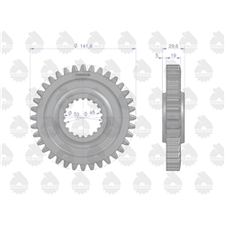 Koło IV biegu Z-36  MF4 ORYGINAŁ URSUS-347453516