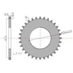 Koło łańcuchowe Kos-347867803