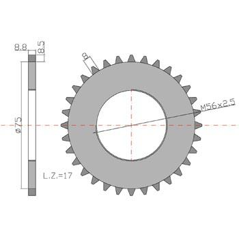 Koło łańcuchowe Kos-347867803