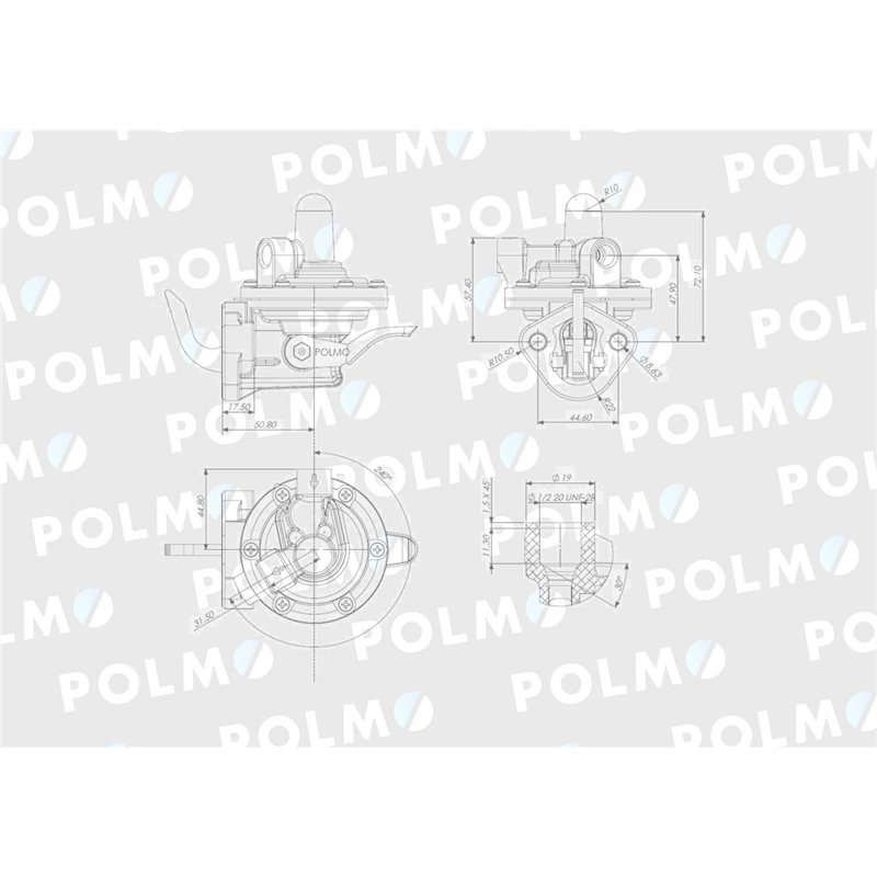 Pompa zasilająca 25066404 POLMO-347452042