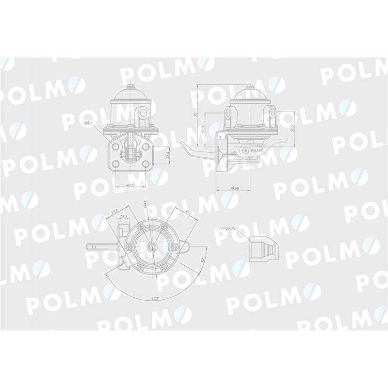 Pompa zasilająca 2641729 POLMO-347452015