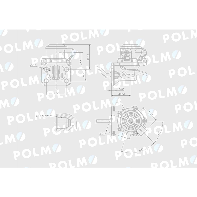 Pompa zasilająca ULPK0034 295976A1 POLMO-347451996