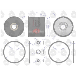 Wkład filtra paliwa WP40-3X MF-3 ORYGINAŁ URSUS, (sprzedawane po 12)-347905982