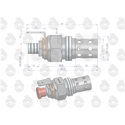 Świeca płomieniowa MF3 ORYGINAŁ URSUS-347880308
