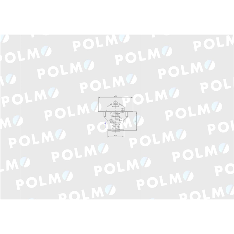 Termostat 2856543 Steyr. New Holland. Case POLMO-347451881
