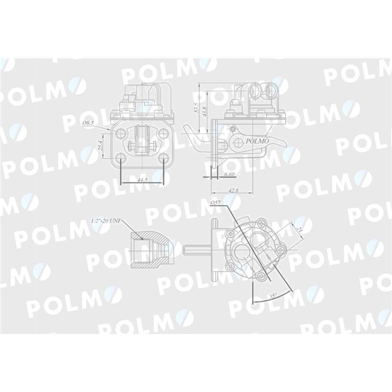 Pompa zasilająca 130300080739 POLMO-347880229