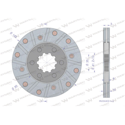 Tarcza hamulcowa 3134666R93 CASE. Waryński-347471900