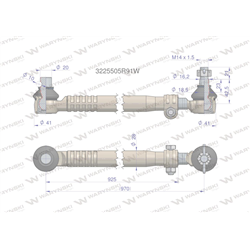 Drążek kierowniczy 3225505R91 WARYŃSKI-347884517