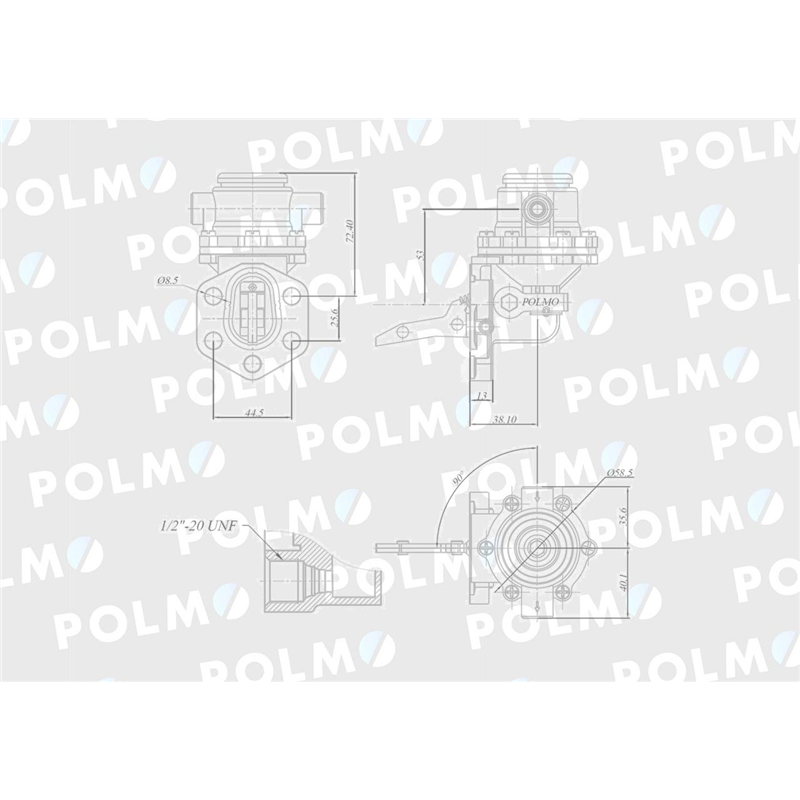 Pompa zasilająca 836659391 POLMO-347880222