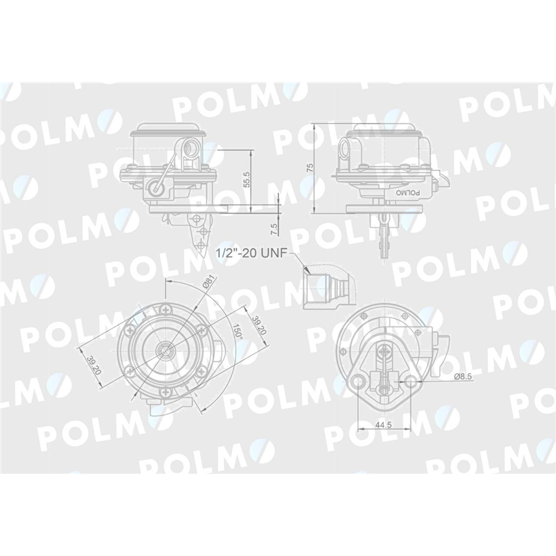 Pompa zasilająca 2641469 MF POLMO-347451981