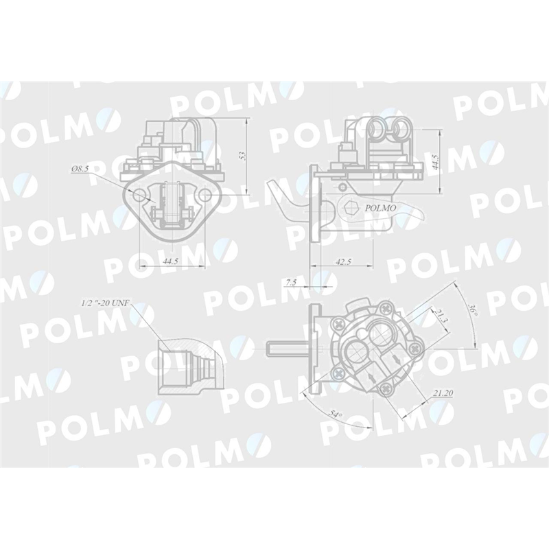 Pompa zasilająca 0011245U91 POLMO-347880332