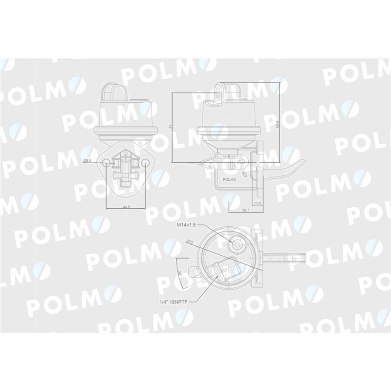 Pompa zasilająca 3904374 POLMO-347451927