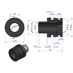 Króciec M27x1,5 Opryskiwacz-347447166