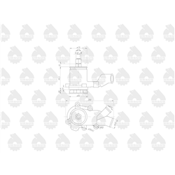 Pompa wody MF4 6014 ORYGINAŁ URSUS-347444572