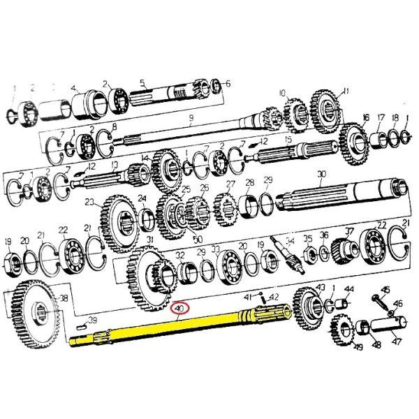Wałek przekaźnika mocy C-330 Skropol-347869702