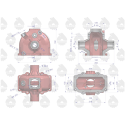 Obudowa mechanizmu kierowniczego C-330 ORYGINAŁ URSUS-347873439