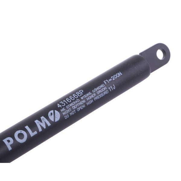 Siłownik szyba tylna, Szyberdach L max. 255mm 4316668P DEUTZ POLMO-347450128