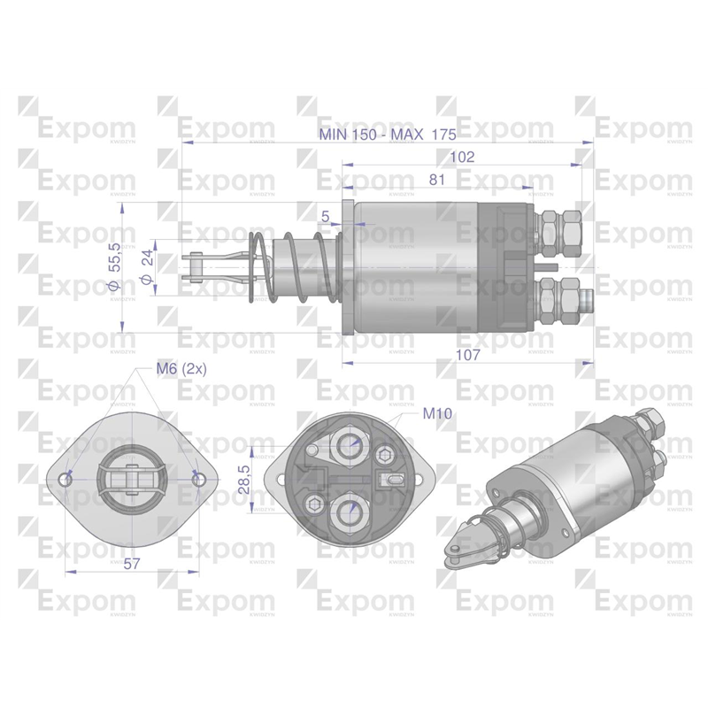 Wyłącznik ( włącznik) rozrusznika We 11D UR I 932301 ZETOR EXPOM KWIDZYN eu-347457322