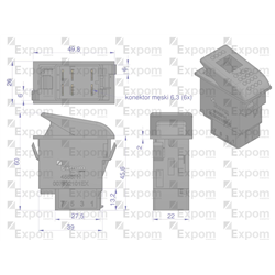 Przełącznik z blokadą włącz/wyłącz Case IH EXPOM KWIDZYN eu-347477199