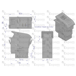 Włącznik przechylny (włącznik typu kombi) z blokadą Case IH Linde EXPOM KWIDZYN eu-347905585
