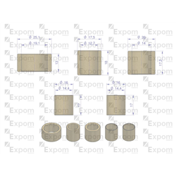 Komplet tulejek rozrusznika R-11 851.502.0 5-szt EXPOM KWIDZYN eu-347457946