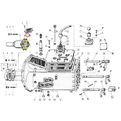 Uszczelka pokrywy C-330 ( sprzedawane po 10 )-347445778