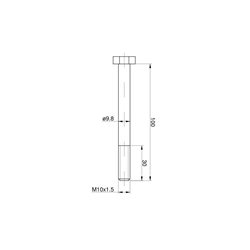 Śruba mechanizmu różnicowego M10 C-330-347867089