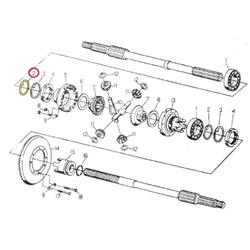 Podkładka mechanizmu różnicowego C-330-347866566