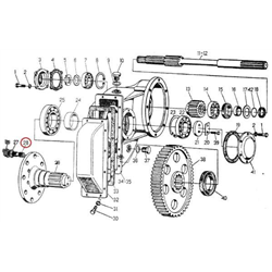 Śruba mocowania koła tylnego M20x1.5 C-330-347439955