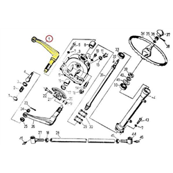 Ramię mechanizmu kierowniczego prawe C-330 ORYGINAŁ URSUS-347873467