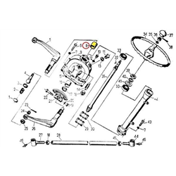 Tulejka obudowy mechanizmu kierowniczego wąska C-330-347439864